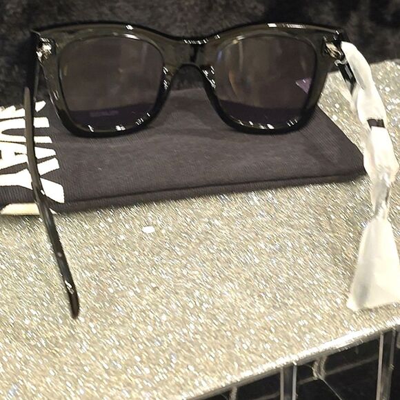Quay Australia After Hours Polorized Sunglasses- Black Frame/Smoke Lenses main image 2